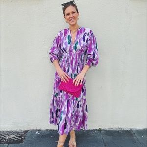 Madison Mathews Jacqui Midi Dress